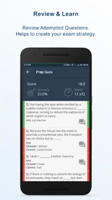 PREP GURU EXAM PREPARATION'23 android App screenshot 2